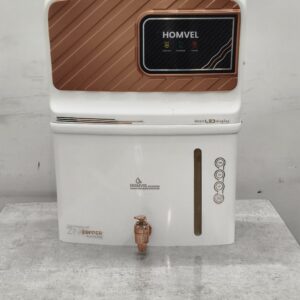 Homvel S-Series RO Water Purifier | RO+UV+UF | Copper + Zinc + Alkaline | Smart LED Display | 10L Storage | Mineral Enrichment – WHITE