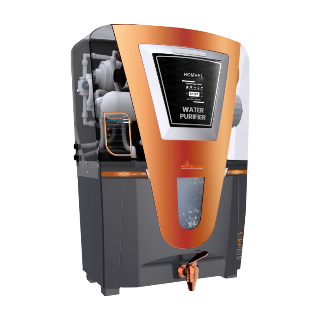 Homvel RO water purifier models with TDS control and mineral booster